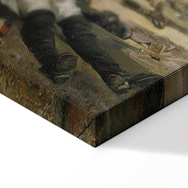 Quadro - Joaquín Sorolla y Bastida – The death of Pedro Velarde y Santillán during the defence of the Monteleon Artillery Barracks