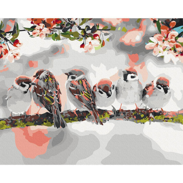 Quadro fai da te - Birds on the Branch