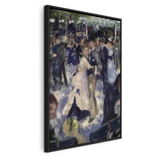 Quadro - Pierre-Auguste Renoir – Le Moulin de la Galette, detail of the dancers