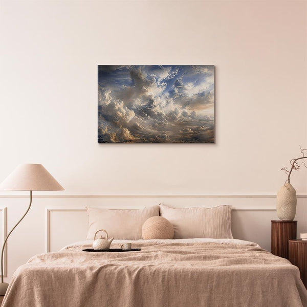 Quadro - Golden Reflections on Clouds Foretelling Dusk