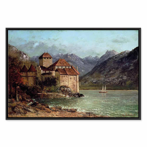 Quadro - Gustave Courbet -Chillon Castle