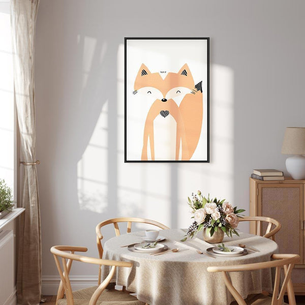 Quadro - Happy Fox (1 Part) Vertical