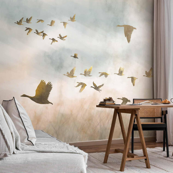 Carta da parati - Golden Geese