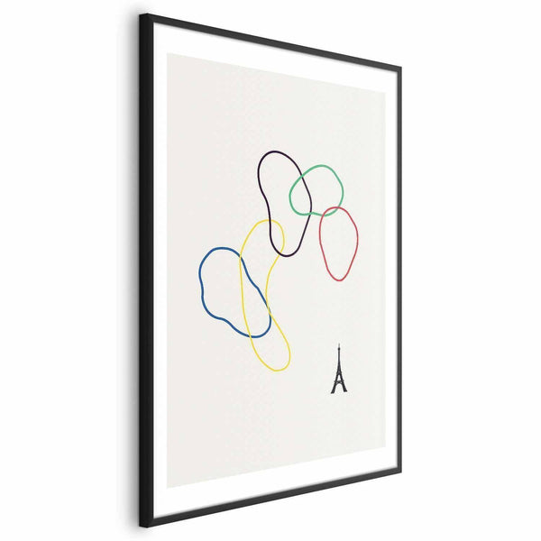 Poster - Colorful Circles - digital graphic - minimalism