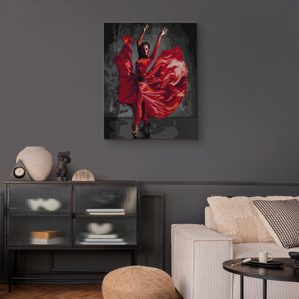 Quadro fai da te - Red Dress