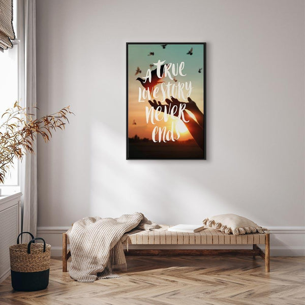 Quadro - A True Love Story Never Ends (1 Part) Vertical
