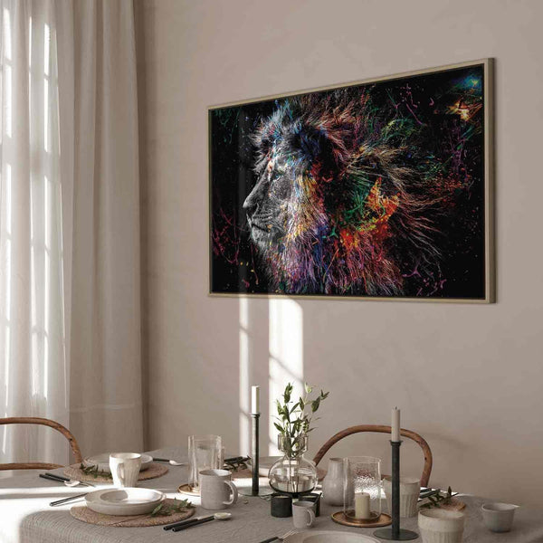 Quadro - Crazy Lion (1 Part) Wide