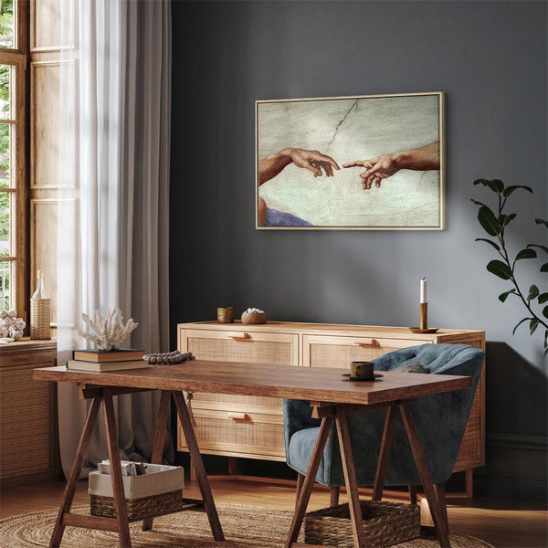 Quadro - Michelangelo – The Creation of Adam (hands)