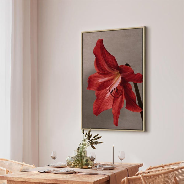 Quadro - Red Flower (1 Part) Vertical