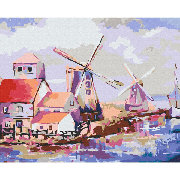 Quadro fai da te - Windmills (Landscape)