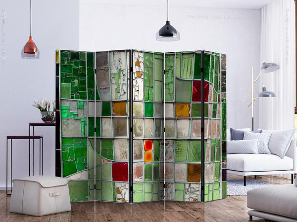 Paravento - Emerald Stained Glass II
