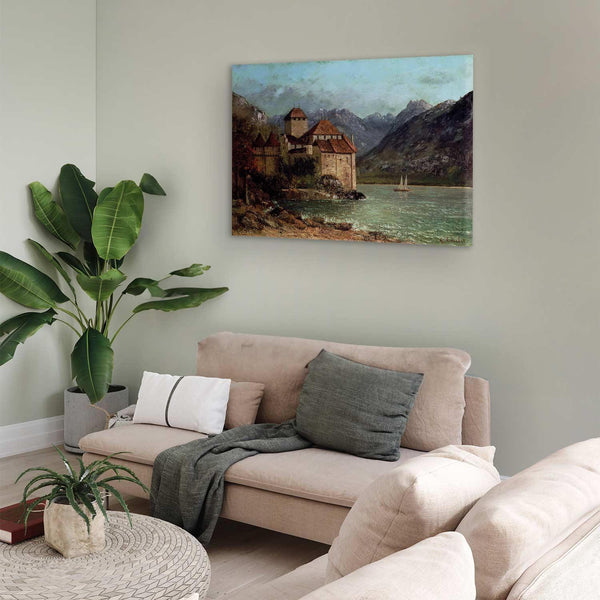 Quadro - Gustave Courbet -Chillon Castle