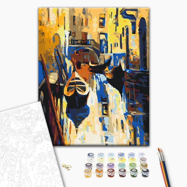 Quadro fai da te - Venice (Gondolas)