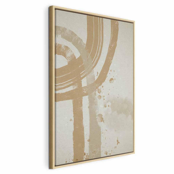 Quadro - Beige Minimalism (1 Part) Vertical
