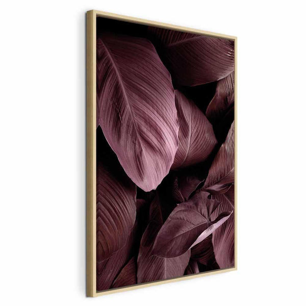 Quadro - Velvet Leaves (1 Part) Vertical