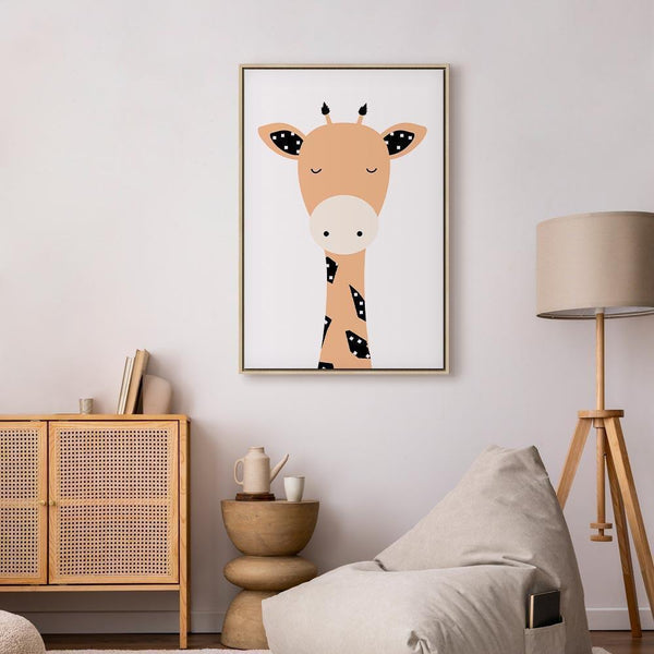 Quadro - Funny Giraffe (1 Part) Vertical