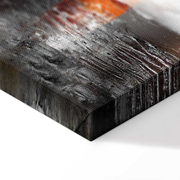 Quadro - Reflection of Colors (1-part) - Sunset in Painted Abstract Background