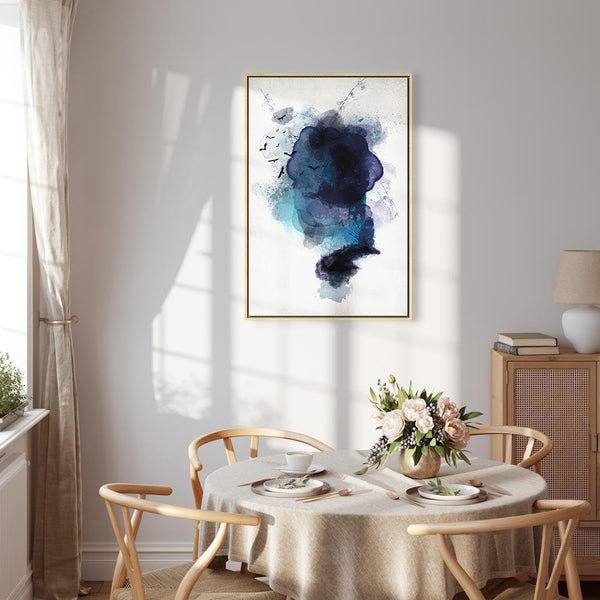 Quadro - Blue Memory (1 Part) Vertical