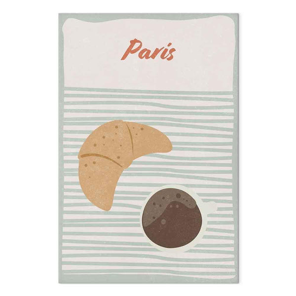 Quadro - Parisian Breakfast (1 Part) Vertical