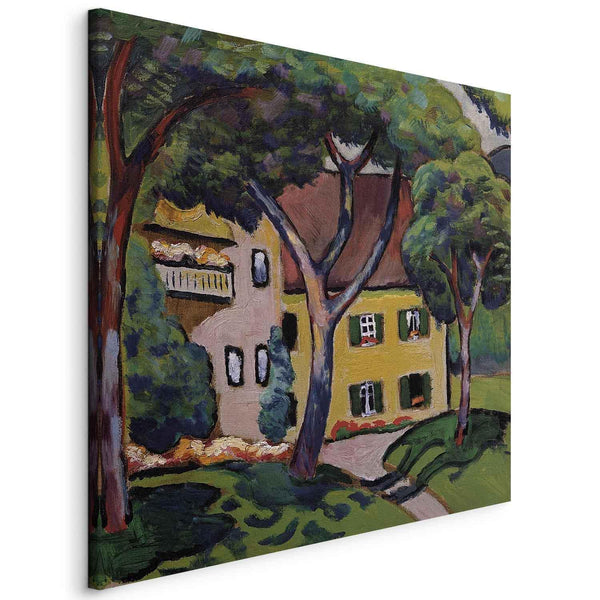 Quadro - August Macke – Staudacherhaus in Tegernsee