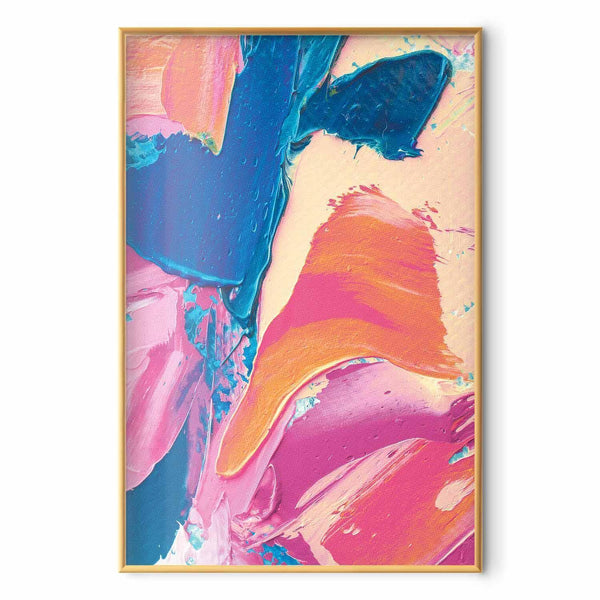 Poster - Colorful Expression - strong contrasts in an energetic composition