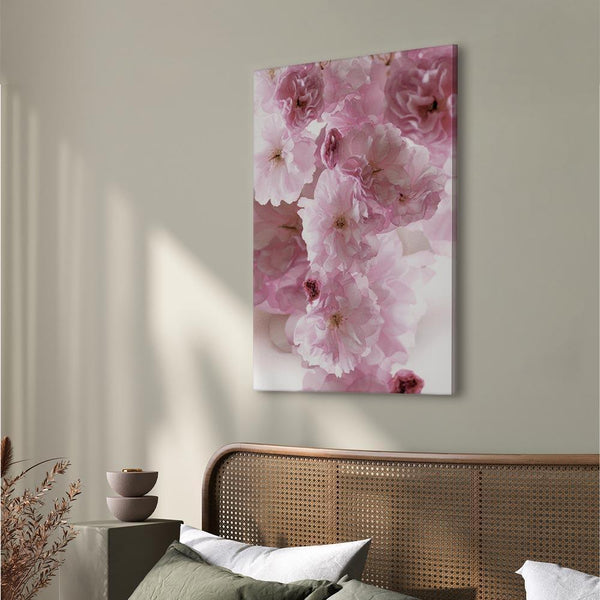 Quadro - Flowery Glamour (1-part) - Flower Petals in Shades of Pink