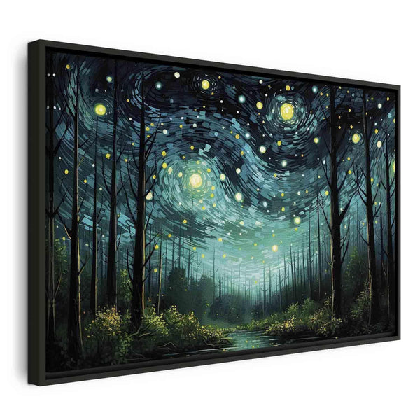 Quadro - Starry night - a contemporary version of Van Gogh's night sky