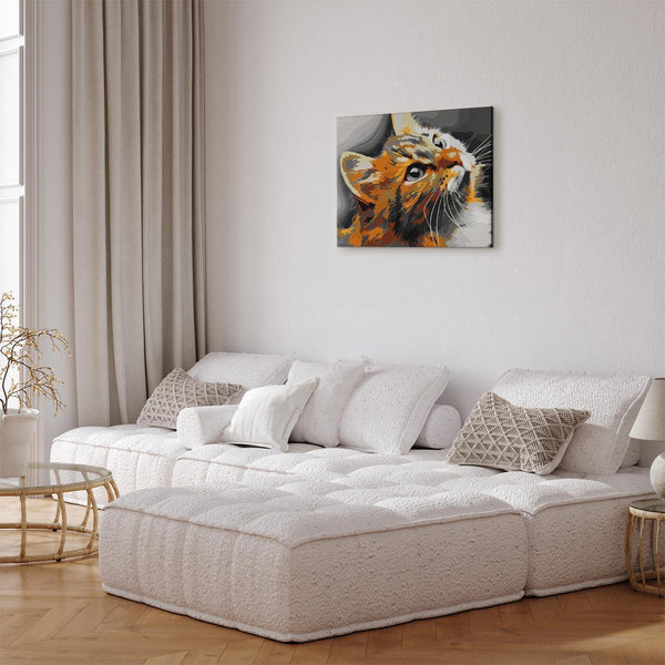 Quadro fai da te - Red Cat