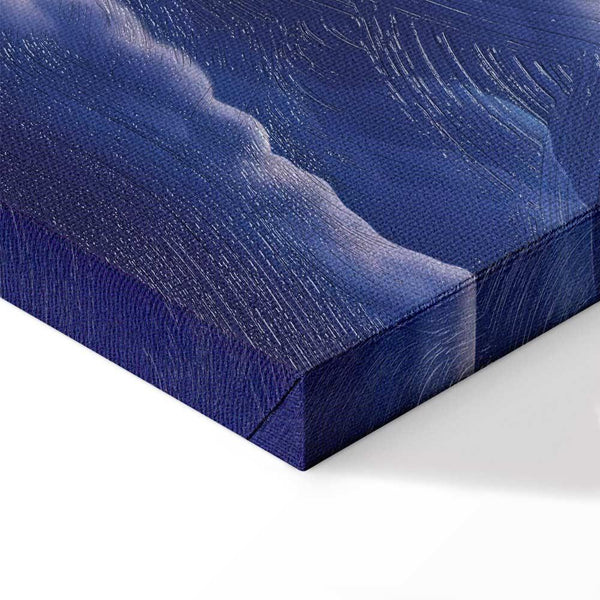 Quadro - Night Concert in the Mountains: Clouds Illuminated by the Last Rays of the Sun