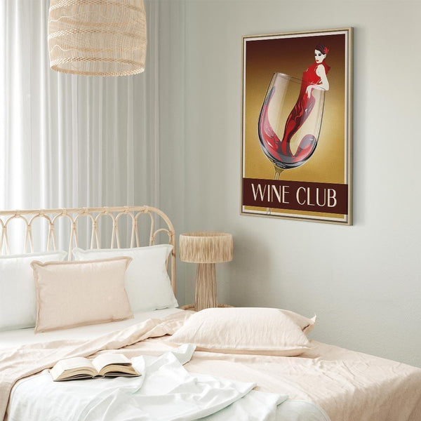 Quadro - Wine Club (1 Part) Vertical