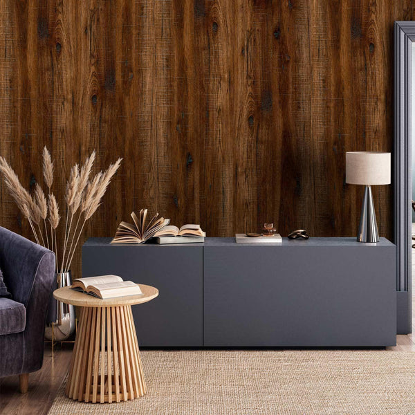 Carta da parati - Legno scuro