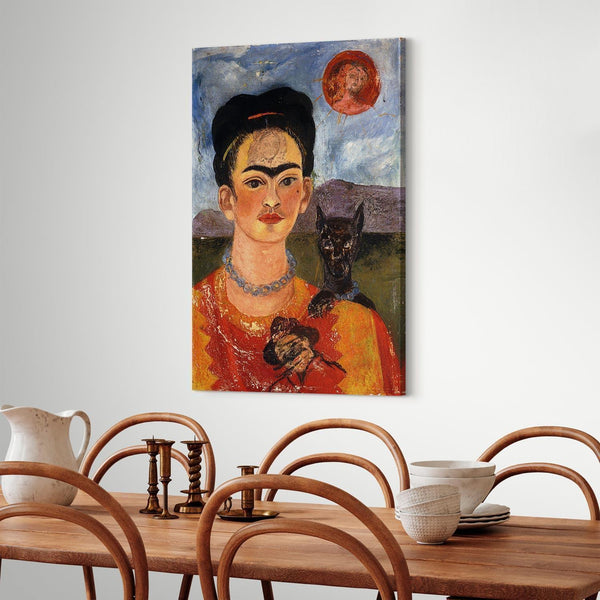 Quadro - Frida Kahlo – Self-Portrait with Diego on My Breast