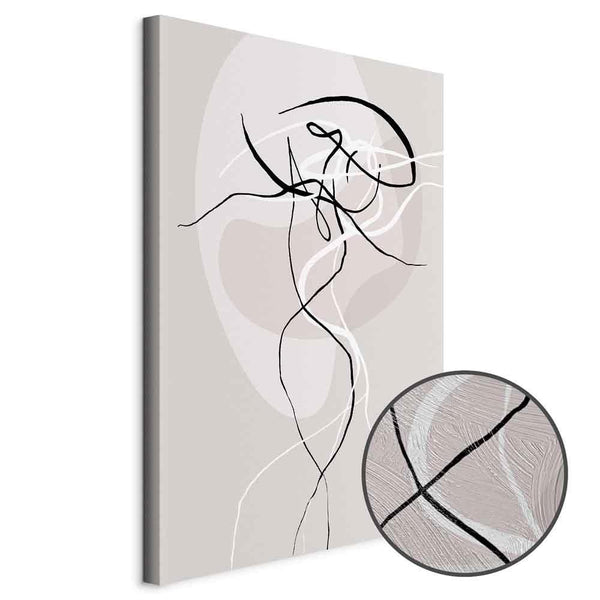 Quadro - Beige Energy (1 Part) Vertical