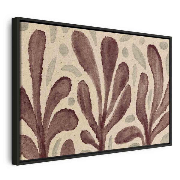 Quadro - Leaves and spots – large vibrant shapes inspired by Matisse