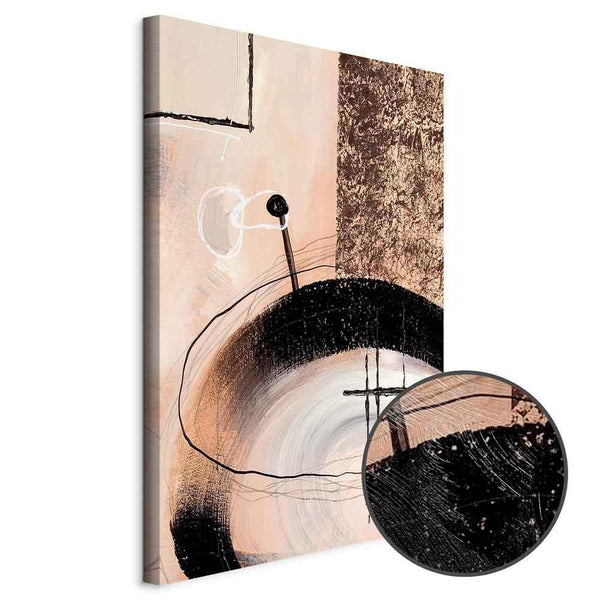 Quadro - Art of Shapes (1-part) - Hand-Painted Abstract Artwork