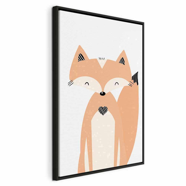 Quadro - Happy Fox (1 Part) Vertical