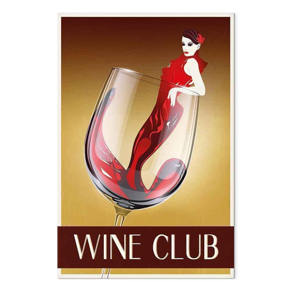 Quadro - Wine Club (1 Part) Vertical
