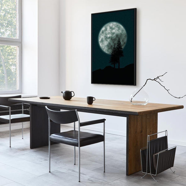 Quadro - Beautiful Full Moon (1 Part) Vertical
