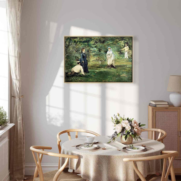 Quadro - Edouard Manet – The Croquet Party in Paris
