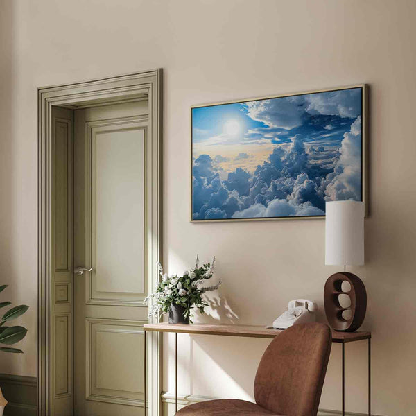 Quadro - Symphony of Light: Sun and Clouds Collaborating on a Beautiful Sky