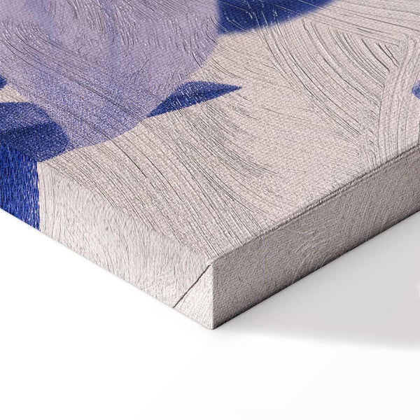 Quadro - Beauty in the Eyes - Inspirational Quote with Pink Bust and Flowers