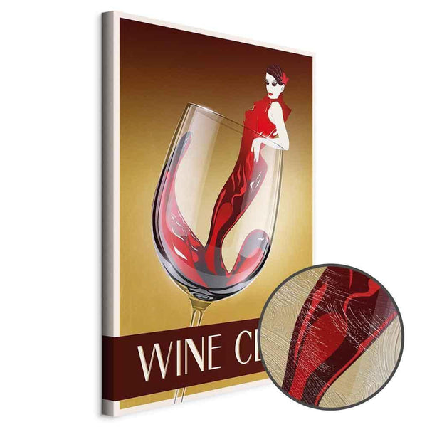 Quadro - Wine Club (1 Part) Vertical