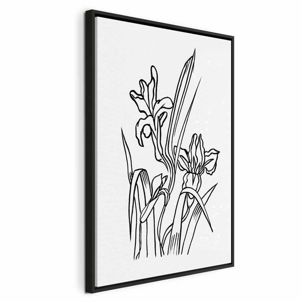 Quadro - Love Irises (1 Part) Vertical