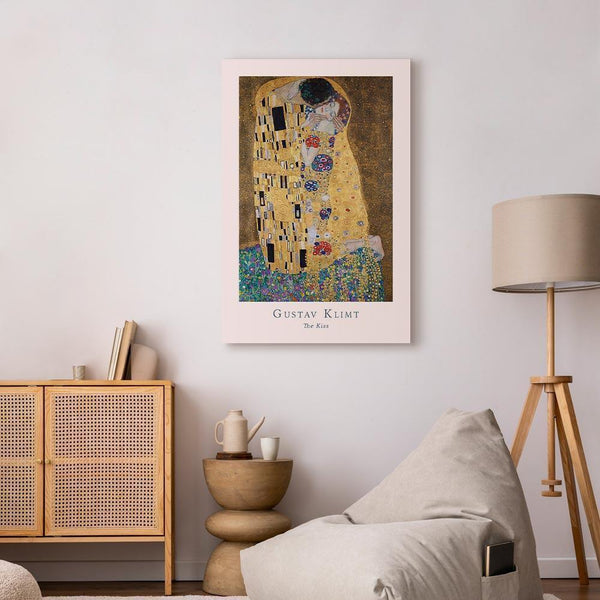 Quadro - Gustav Klimt - The Kiss (1 Part) Vertical