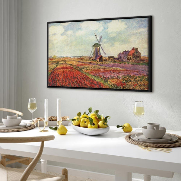 Quadro - Claude Monet – Tulip Fields with Windmill