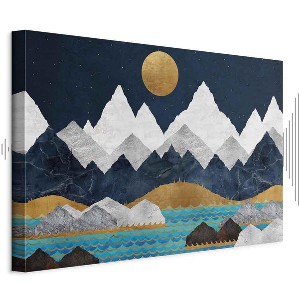 Quadro - Night in the Mountains (1 Part) Wide