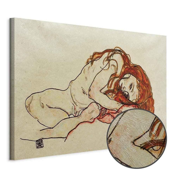 Quadro - Egon Schiele – Crouched Girl With Bowed Head