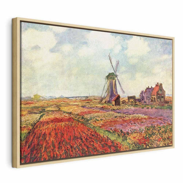 Quadro - Claude Monet – Tulip Fields with Windmill