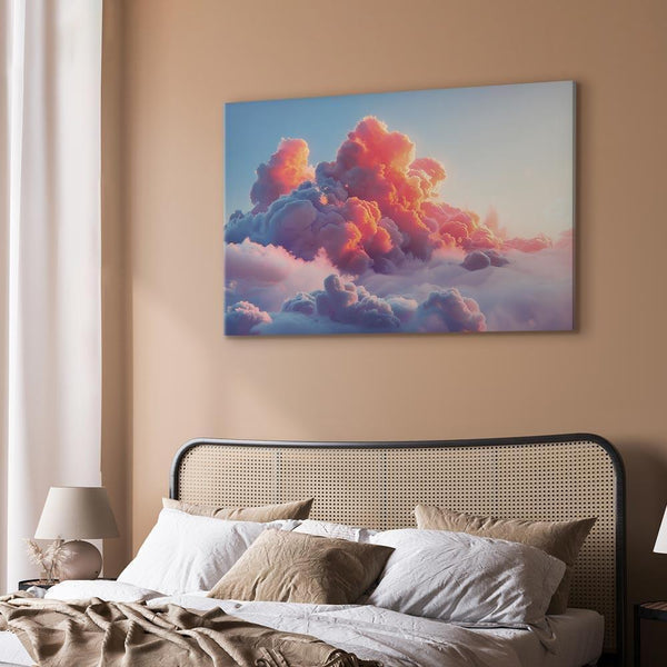 Quadro - Twilight Spectacle: Clouds in Shades of Pink and Violet