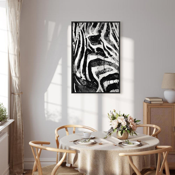 Quadro - Striped Nature (1 Part) Vertical